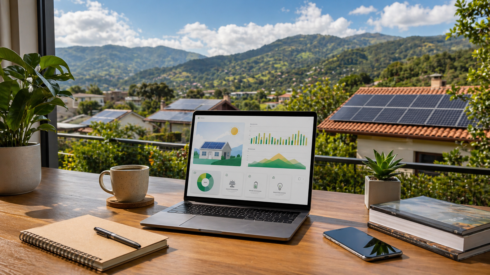 Espacio editorial sobre energía solar en Colombia